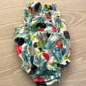 Splendid Garden Party Bubble Romper in Jade Floral